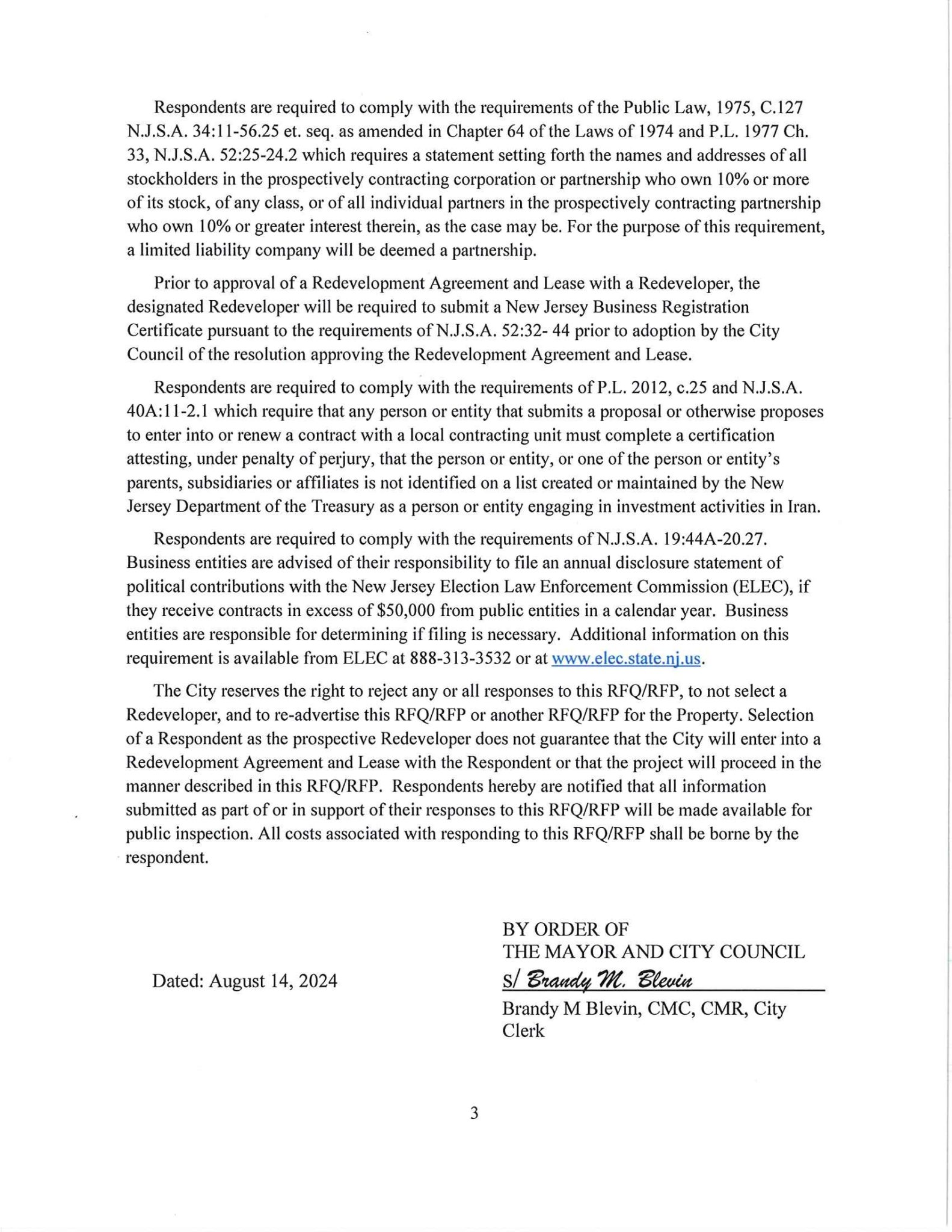 2025 Meeting and Regular Meeting City of Port Republic